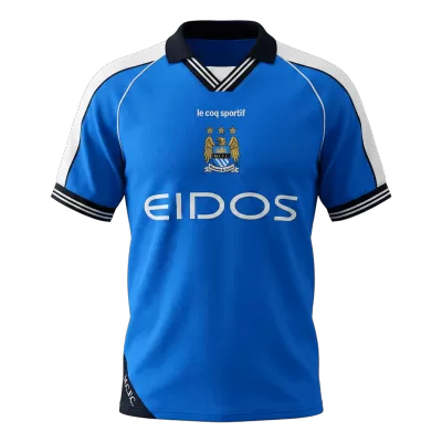 Retro 1999/01 Manchester City Home Soccer Jersey - Pro Jersey Shop