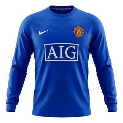 Retro 2008/09 Manchester United Third Away Long Sleeves Soccer Jersey - Pro Jersey Shop