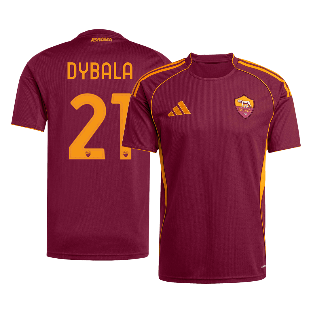 Roma DYBALA #21 Home Soccer Fan Jersey 2025/26 - Pro Jersey Shop