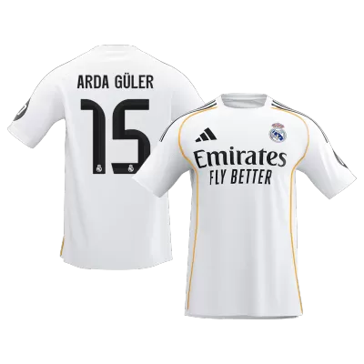Real Madrid ARDA GÜLER #15 Home Soccer Fan Jersey 2025/26 - Pro Jersey Shop