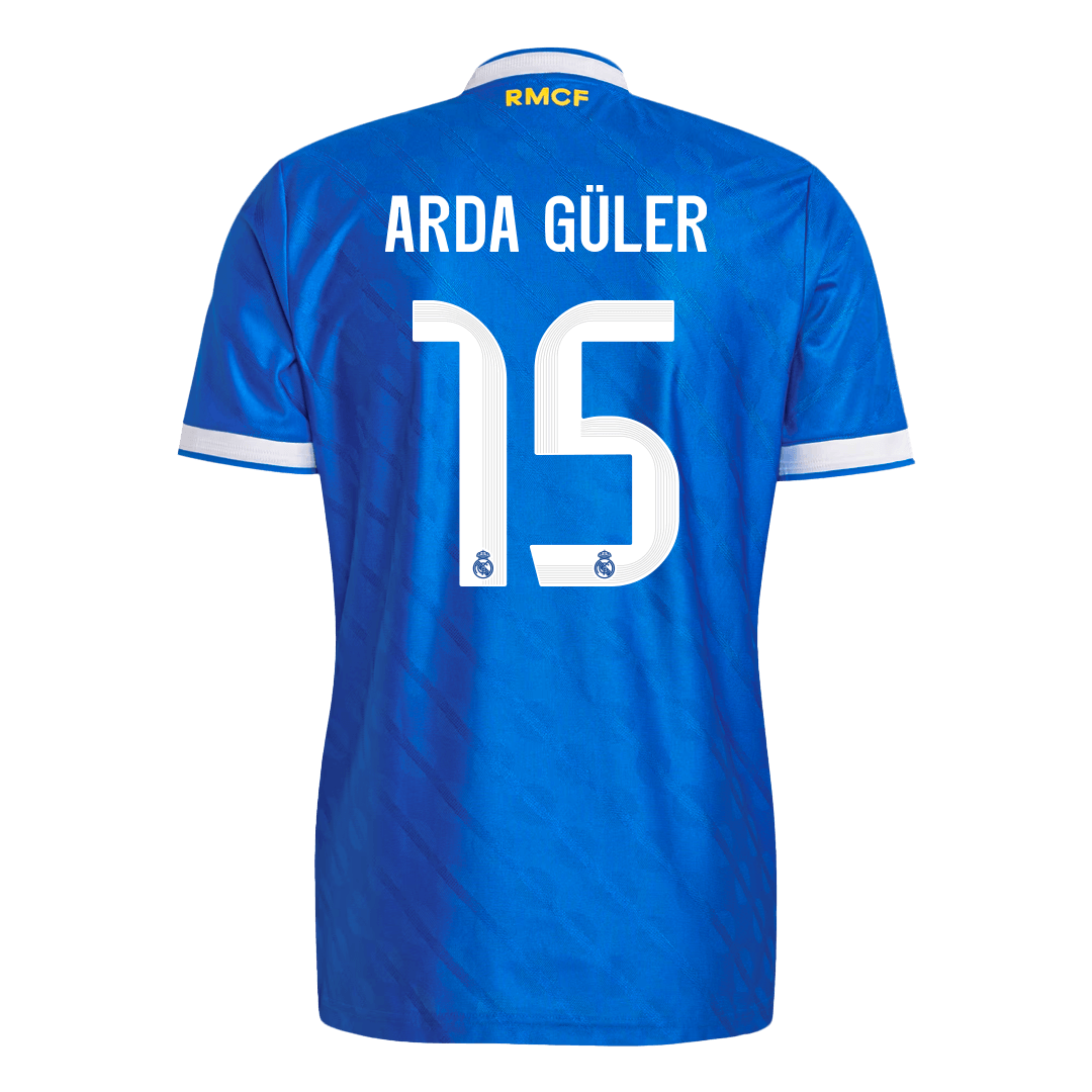 Real Madrid ARDA GÜLER #15 Third Away Soccer Match Jersey 2025/26 - Pro Jersey Shop