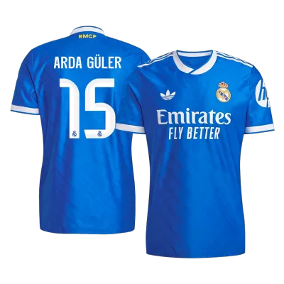 Real Madrid ARDA GÜLER #15 Third Away Soccer Match Jersey 2025/26 - Pro Jersey Shop