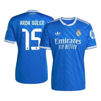 Real Madrid ARDA GÜLER #15 Third Away Soccer Fan Jersey 2025/26 - Pro Jersey Shop