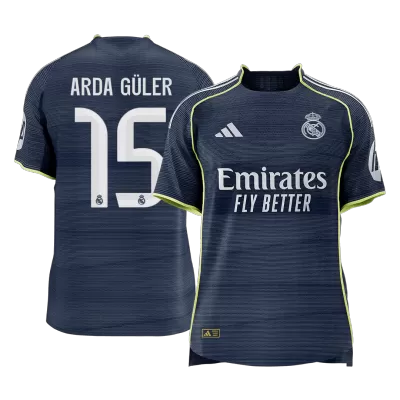Real Madrid ARDA GÜLER #15 Away Soccer Match Jersey 2025/26 - Pro Jersey Shop