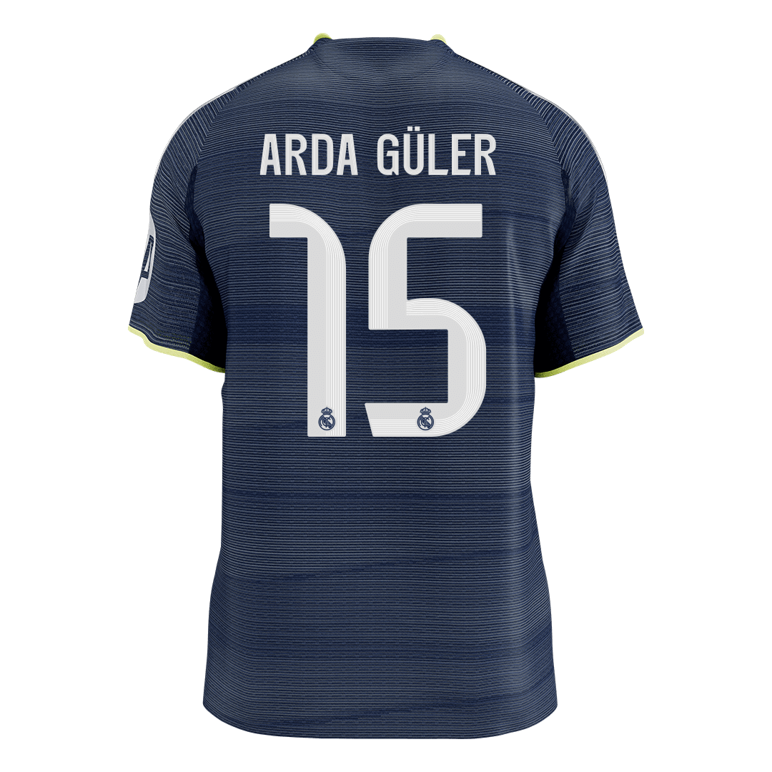 Real Madrid ARDA GÜLER #15 Away Soccer Match Jersey 2025/26 - Pro Jersey Shop