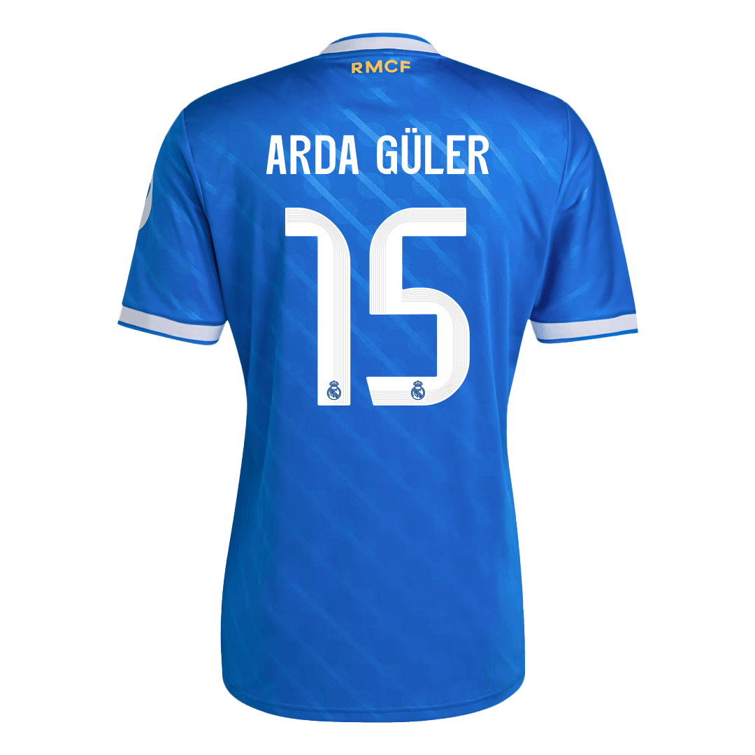Real Madrid ARDA GÜLER #15 Third Away Soccer Fan Jersey 2025/26 - Pro Jersey Shop