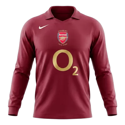 Retro 2005/06 Arsenal Home Long Sleeves Soccer Jersey - Pro Jersey Shop