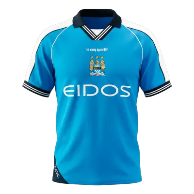 Retro 1999/01 Manchester City Home Soccer Jersey - Pro Jersey Shop