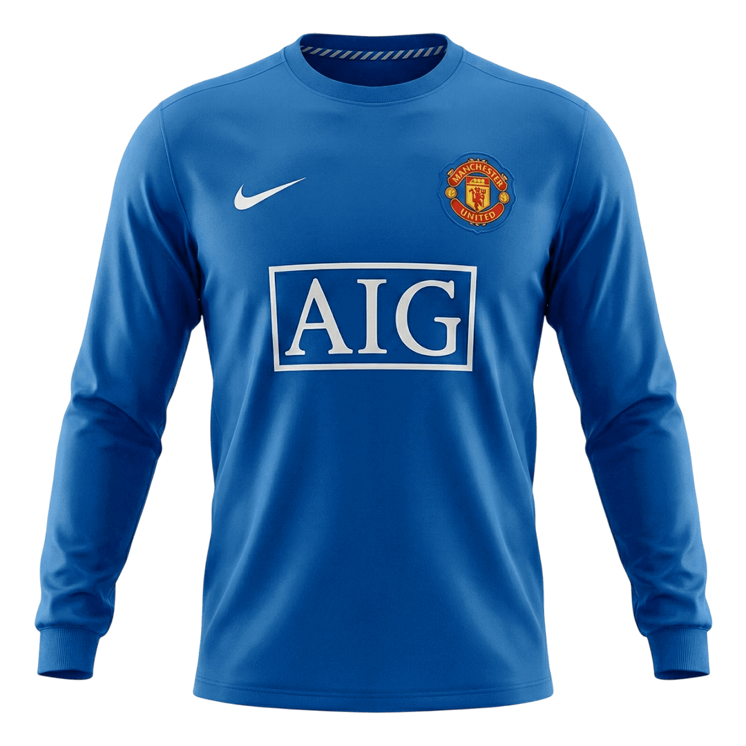 Retro 2008/09 Manchester United Third Away Long Sleeves Soccer Jersey - Pro Jersey Shop