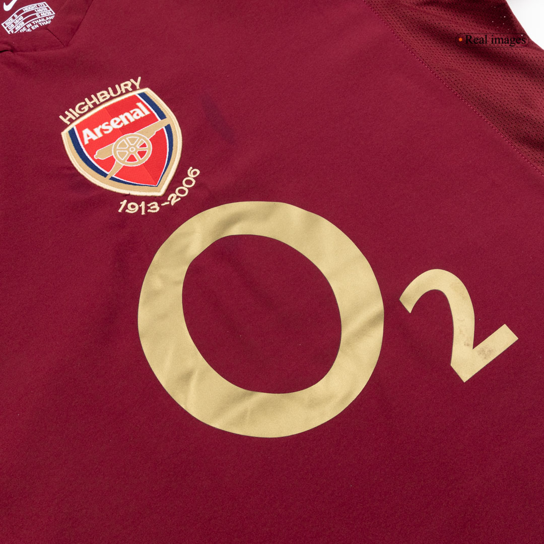 Retro 2005/06 Arsenal Home Long Sleeves Soccer Jersey - Pro Jersey Shop