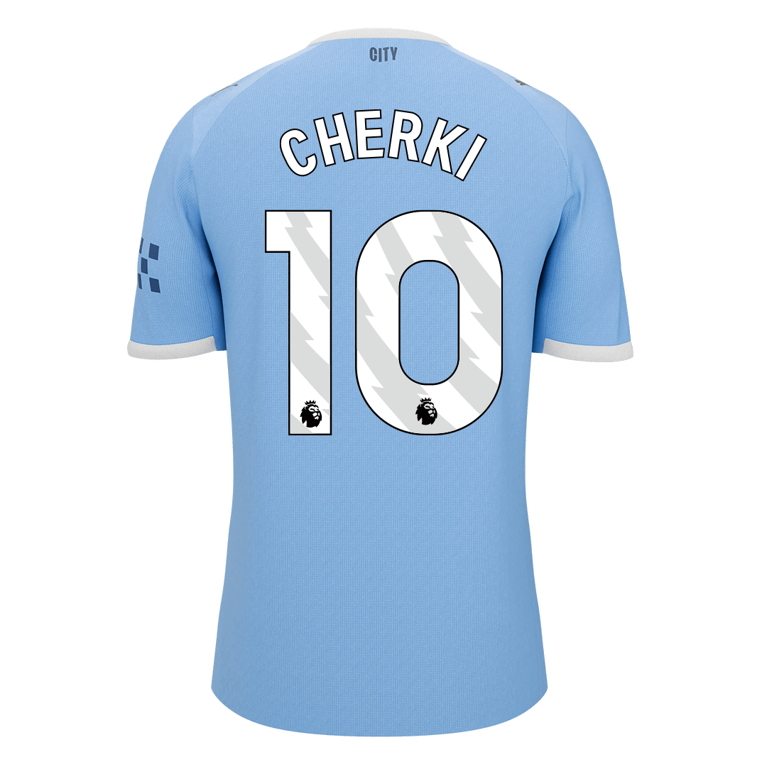 Manchester City CHERKI #10 Home Soccer Fan Jersey 2025/26 - Pro Jersey Shop