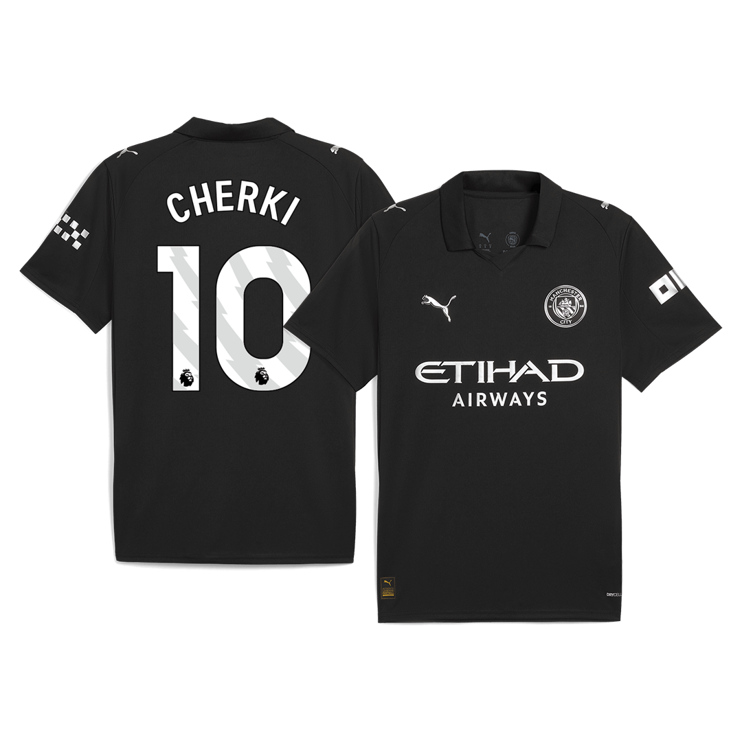 Manchester City CHERKI #10 Away Soccer Fan Jersey 2025/26 - Pro Jersey Shop