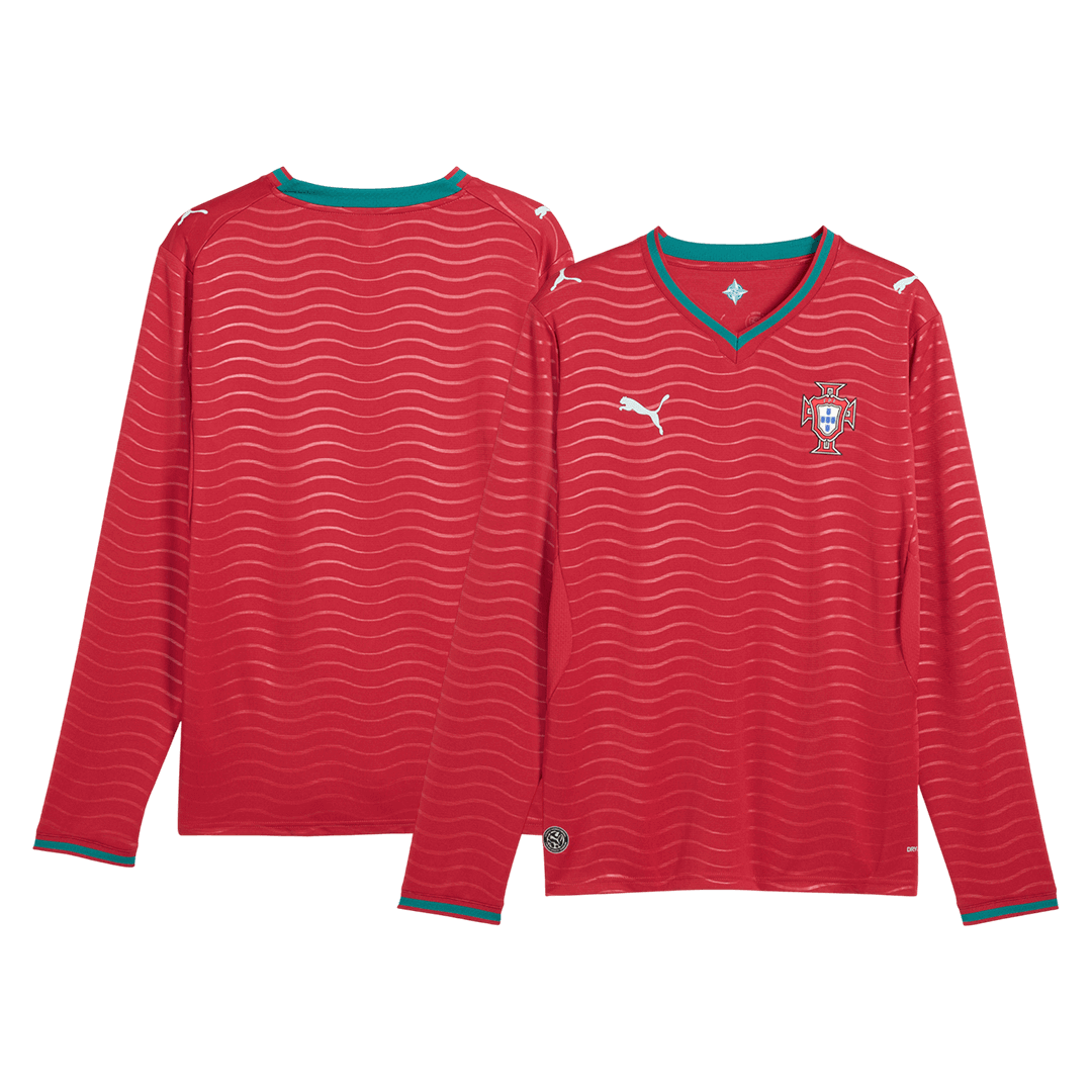Portugal Home Soccer Long Sleeves Fan Jersey World Cup 2026 - Pro Jersey Shop