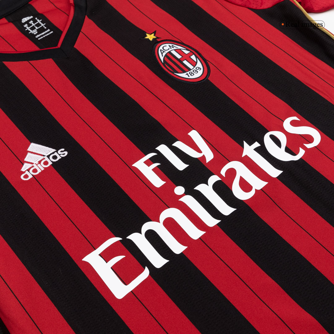 Retro 2013/14 AC Milan Home Long Sleeves Soccer Jersey - Pro Jersey Shop