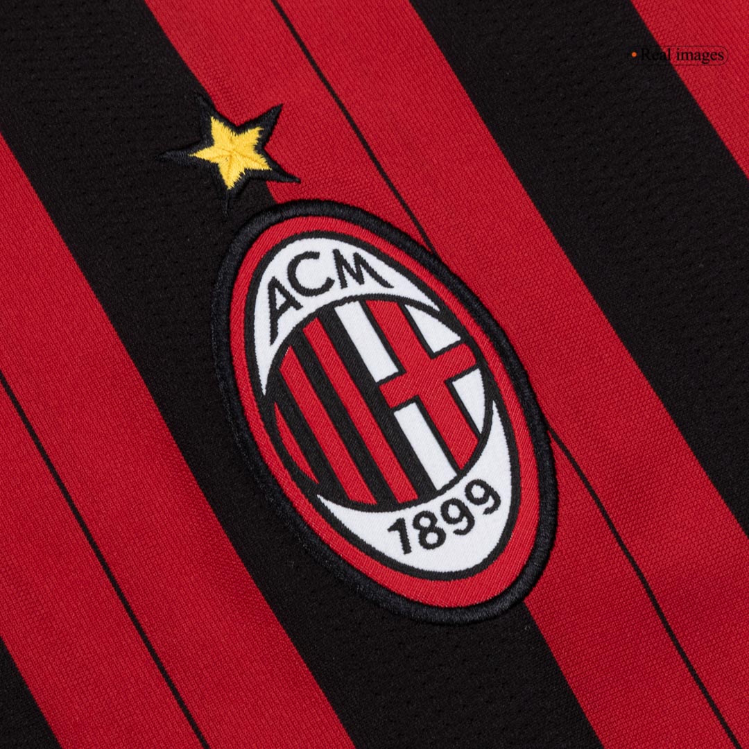 Retro 2013/14 AC Milan Home Long Sleeves Soccer Jersey - Pro Jersey Shop