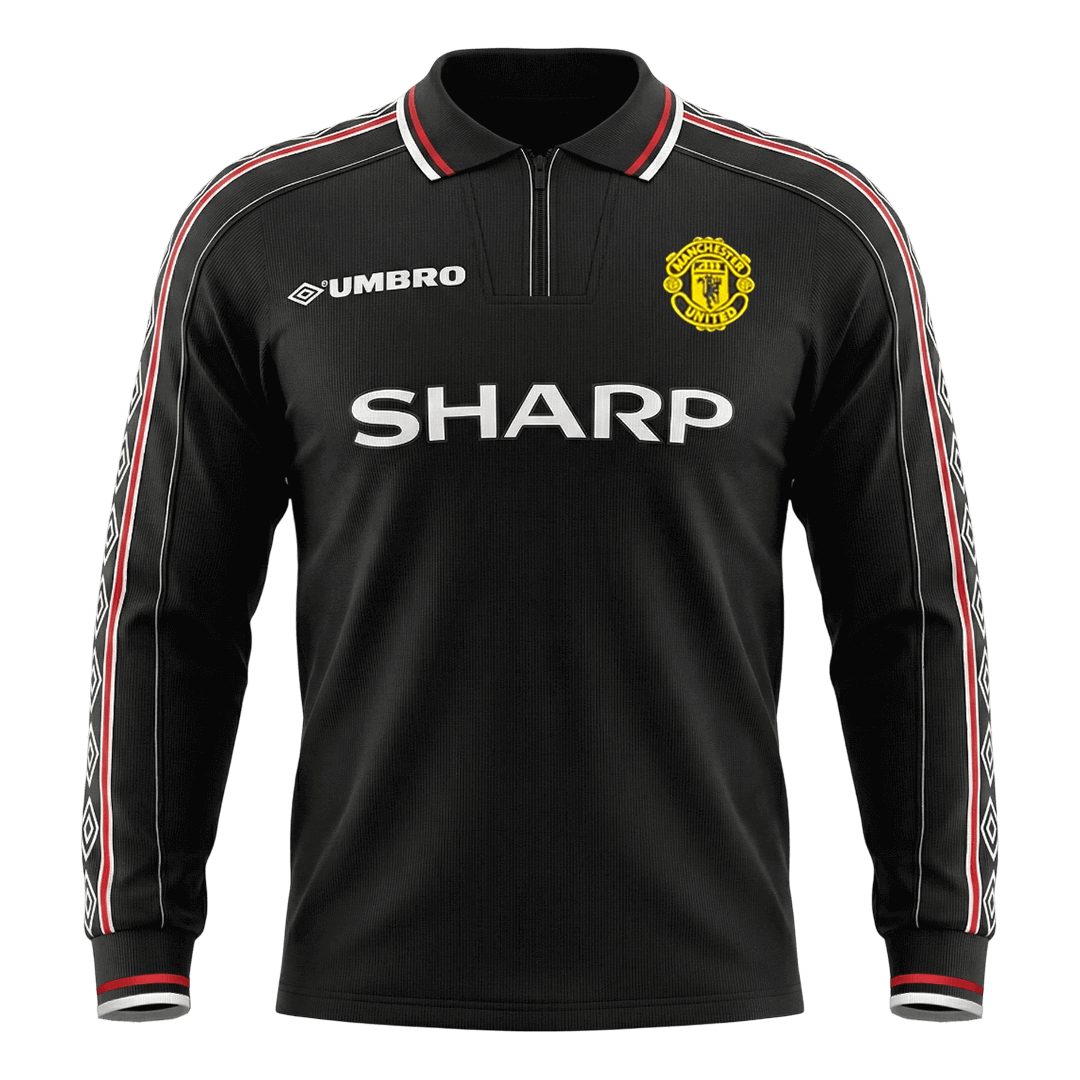Retro 1998 Manchester United Away Long Sleeves Soccer Jersey - Pro Jersey Shop