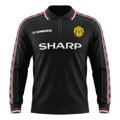 Retro 1998 Manchester United Away Long Sleeves Soccer Jersey - Pro Jersey Shop
