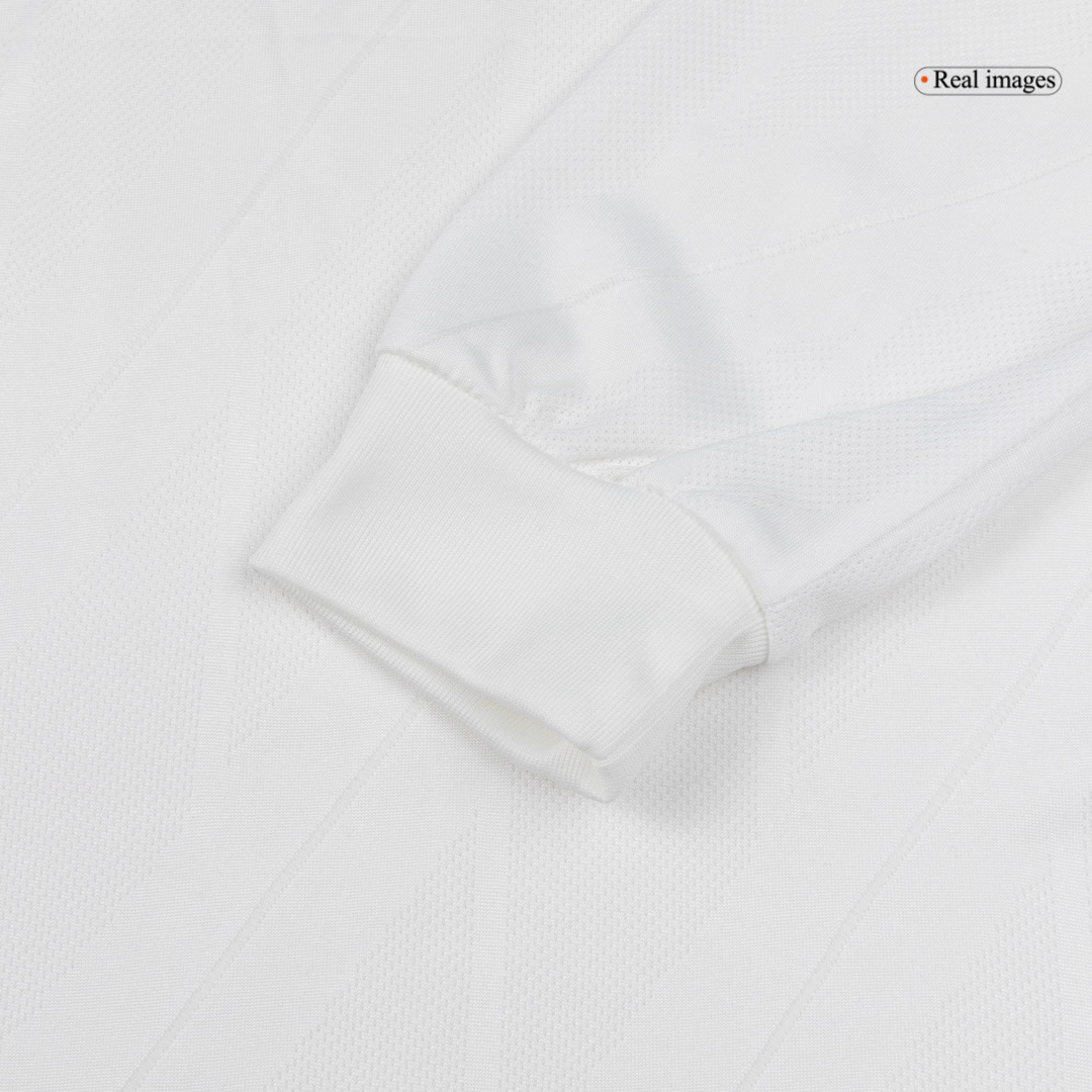 Men's Retro 2017/18 Replica MODRIĆ #10 Real Madrid Home Long Sleeves Soccer Jersey Shirt - Pro Jersey Shop