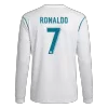 Men's Retro 2017/18 RONALDO #7 Real Madrid Home Long Sleeves Soccer Jersey Shirt - Fan Version - Pro Jersey Shop