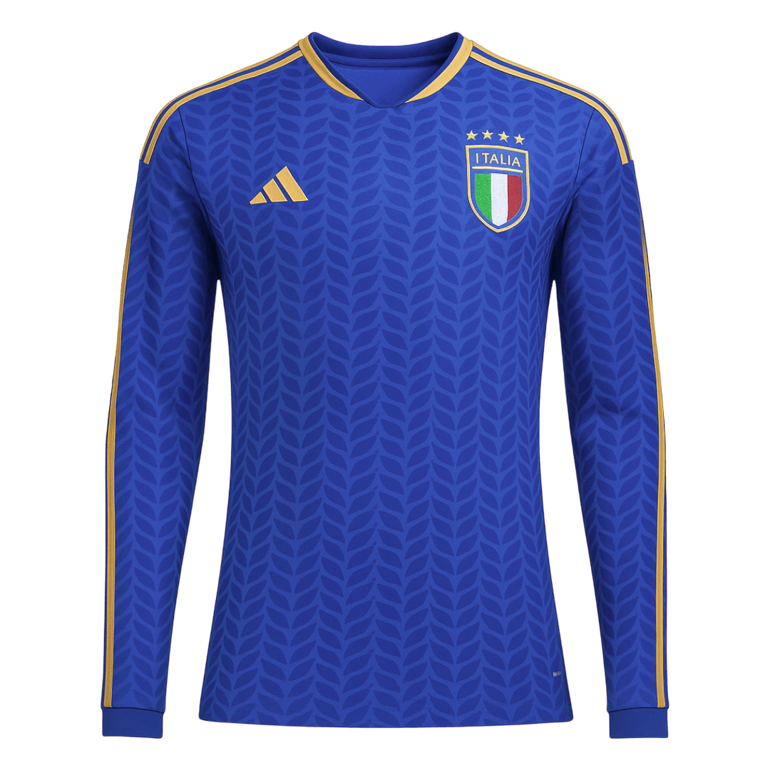 Italy Home Soccer Long Sleeves Fan Jersey World Cup 2026 - Pro Jersey Shop