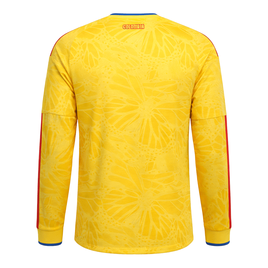 Colombia Home Soccer Long Sleeves Fan Jersey World Cup 2026 - Pro Jersey Shop