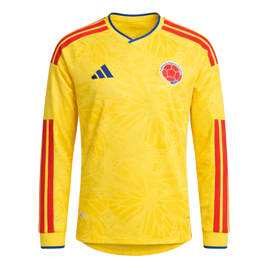 Colombia Home Soccer Long Sleeves Fan Jersey World Cup 2026 - Pro Jersey Shop