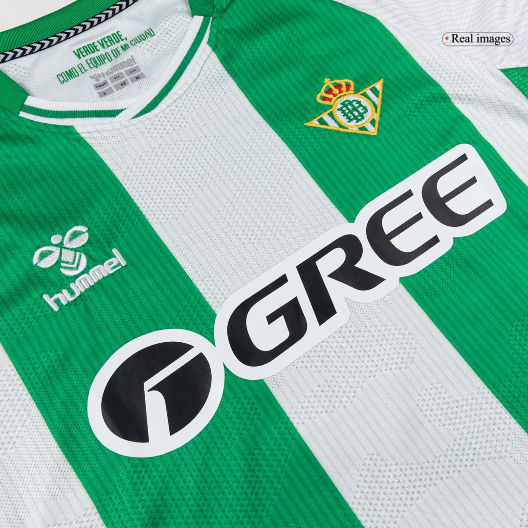 Real Betis Home Soccer Long Sleeves Fan Jersey2025/26 - Pro Jersey Shop
