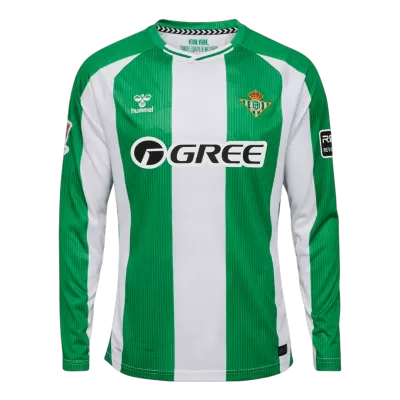 Real Betis Home Soccer Long Sleeves Fan Jersey2025/26 - Pro Jersey Shop