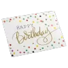 Custom Colored Dots Birthday Card White - Pro Jersey Shop