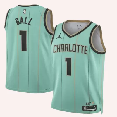 Charlotte Hornets BALL #1 NBA Jersey - City Edition - Pro Jersey Shop