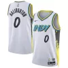 Indiana Pacers HALIBURTON #0 NBA Jersey - City Edition - Pro Jersey Shop