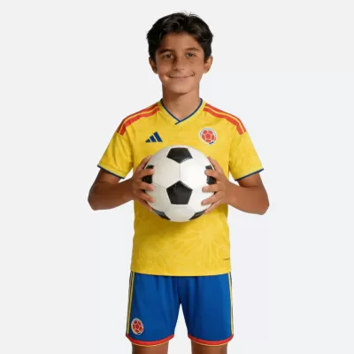 Kids Colombia Home Soccer Jersey Kit 2026 - Pro Jersey Shop