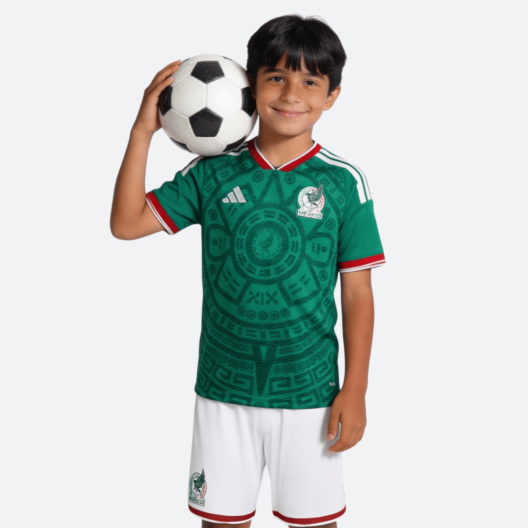Kids Mexico Home Soccer Jersey Kit World Cup 2026 - Pro Jersey Shop