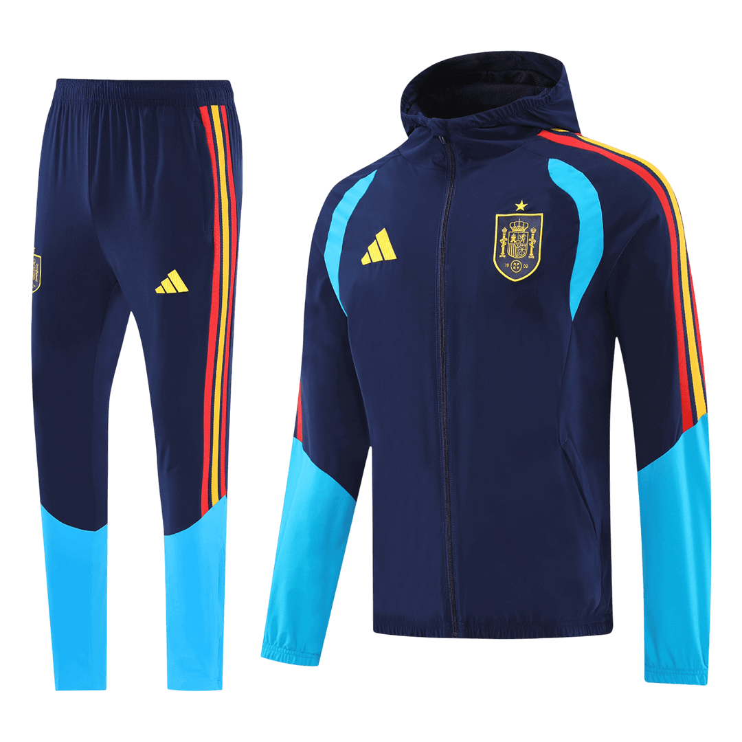 Spain Training Jacket Kit 2026 - Blue&Black - Pro Jersey Shop