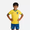 Kids Brazil Home Soccer Jersey Kit World Cup 2026 - Pro Jersey Shop