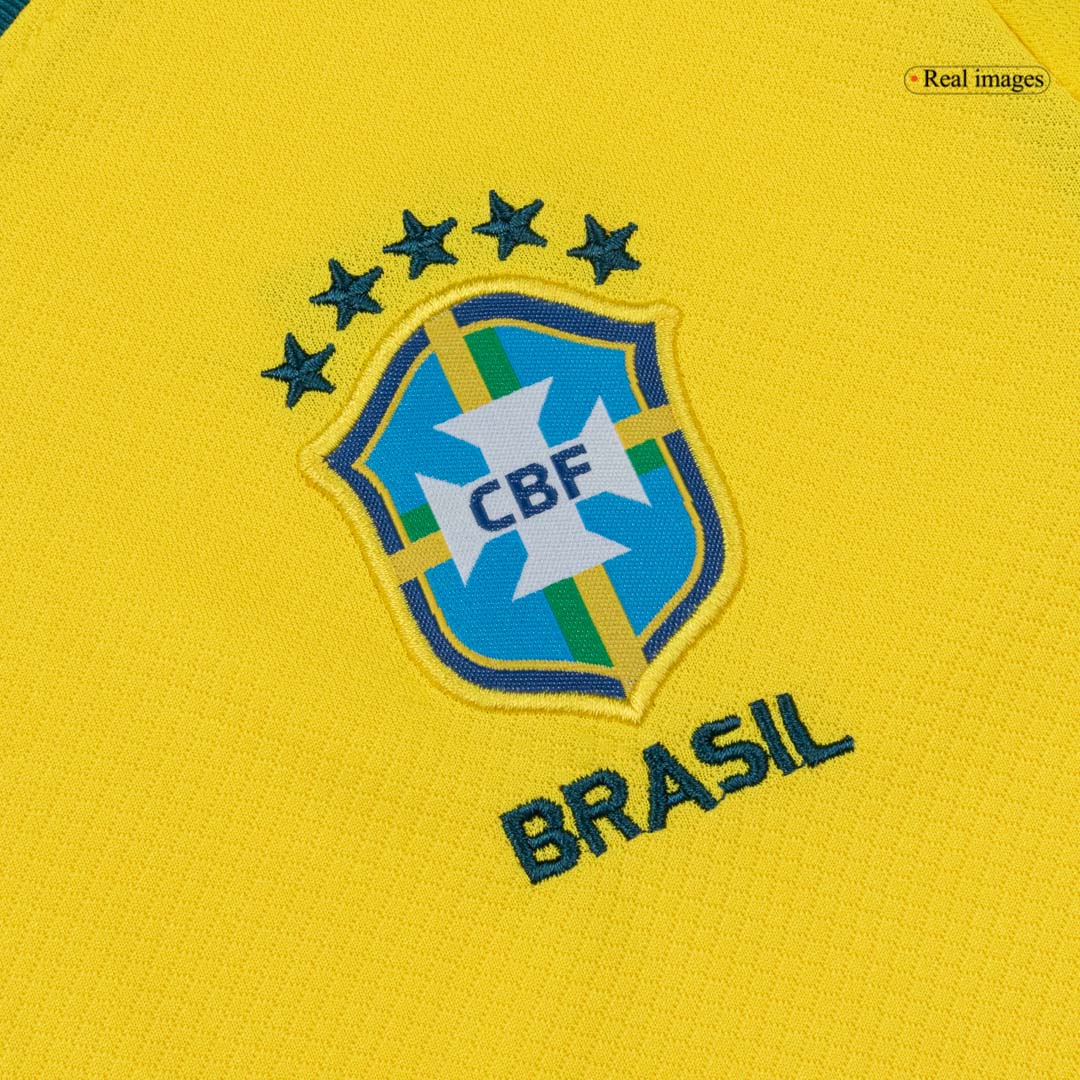 Kids Brazil Home Soccer Jersey Kit World Cup 2026 - Pro Jersey Shop