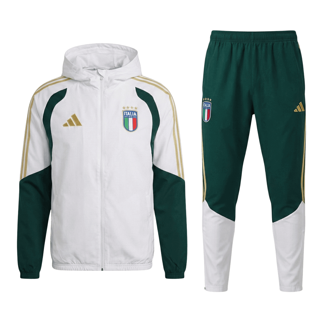 Italy Training Jacket Kit 2026 - White - Pro Jersey Shop