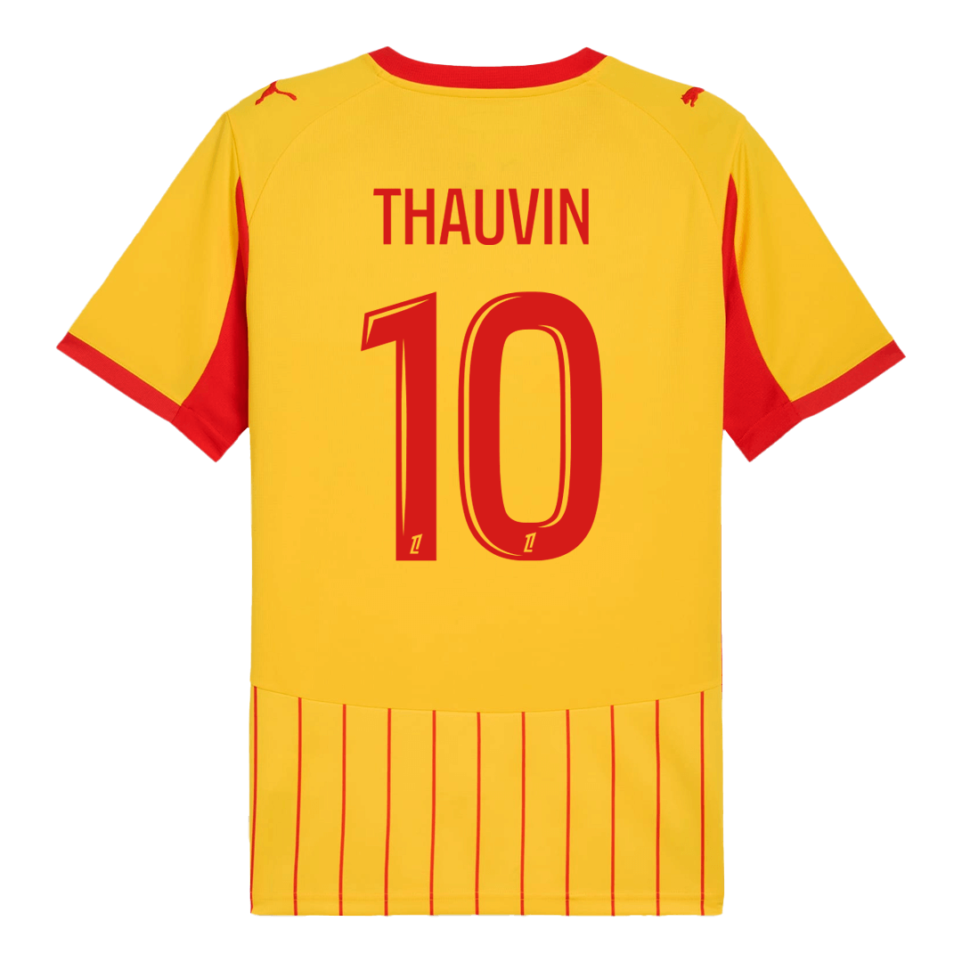 RC Lens THAUVIN #10 Home Soccer Fan Jersey 2025/26 - Pro Jersey Shop