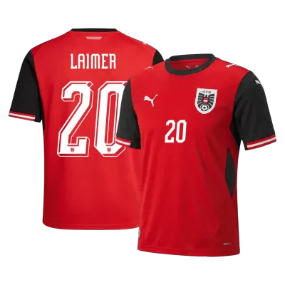 Austria LAIMER #20 Home Soccer Fan Jersey 2026 - Pro Jersey Shop