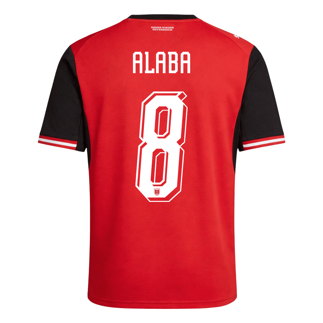 Austria ALABA #8 Home Soccer Fan Jersey 2026 - Pro Jersey Shop