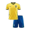 Kids Brazil Home Soccer Jersey Kit World Cup 2026 - Pro Jersey Shop
