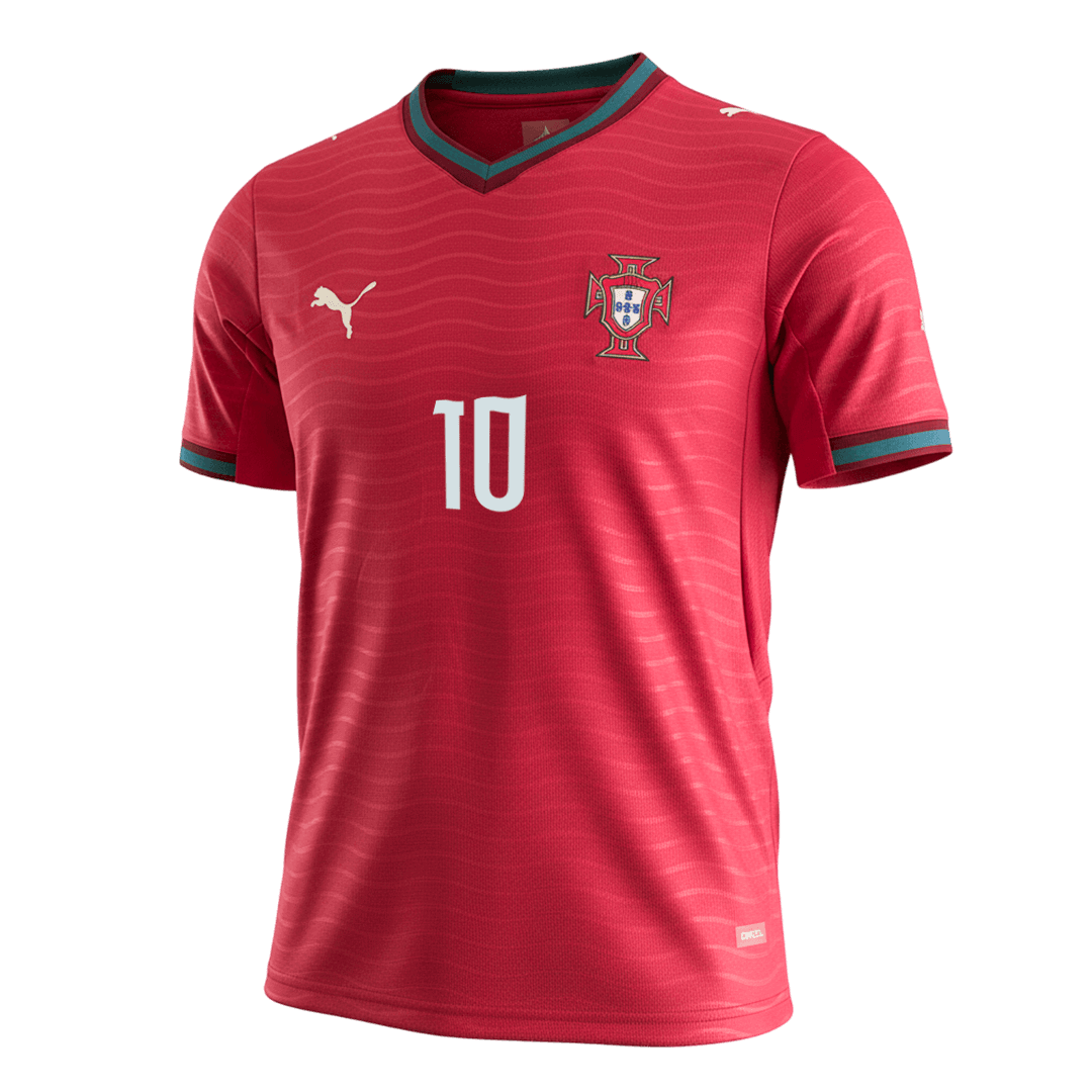 Portugal BERNARDO #10 Home Soccer Fan Jersey 2026 - Pro Jersey Shop