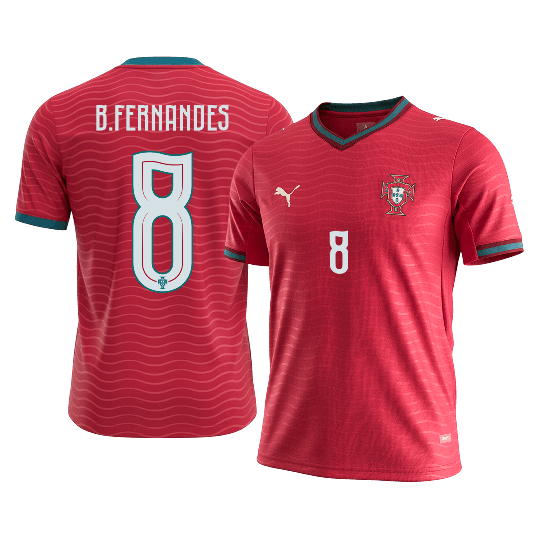 Portugal B.FERNANDES #8 Home Soccer Fan Jersey 2026 - Pro Jersey Shop