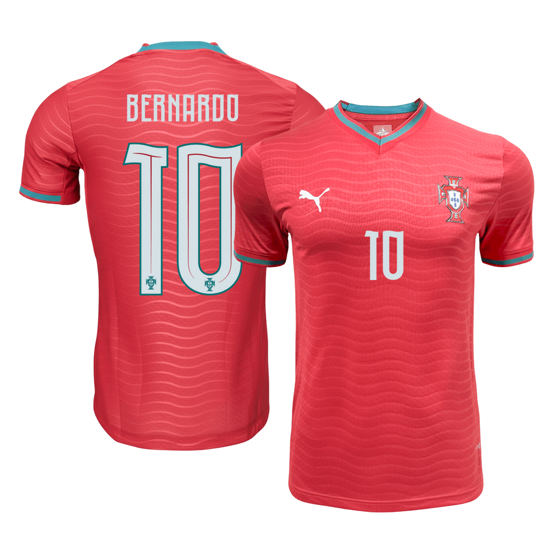 Portugal BERNARDO #10 Home Soccer Match Jersey 2026 - Pro Jersey Shop