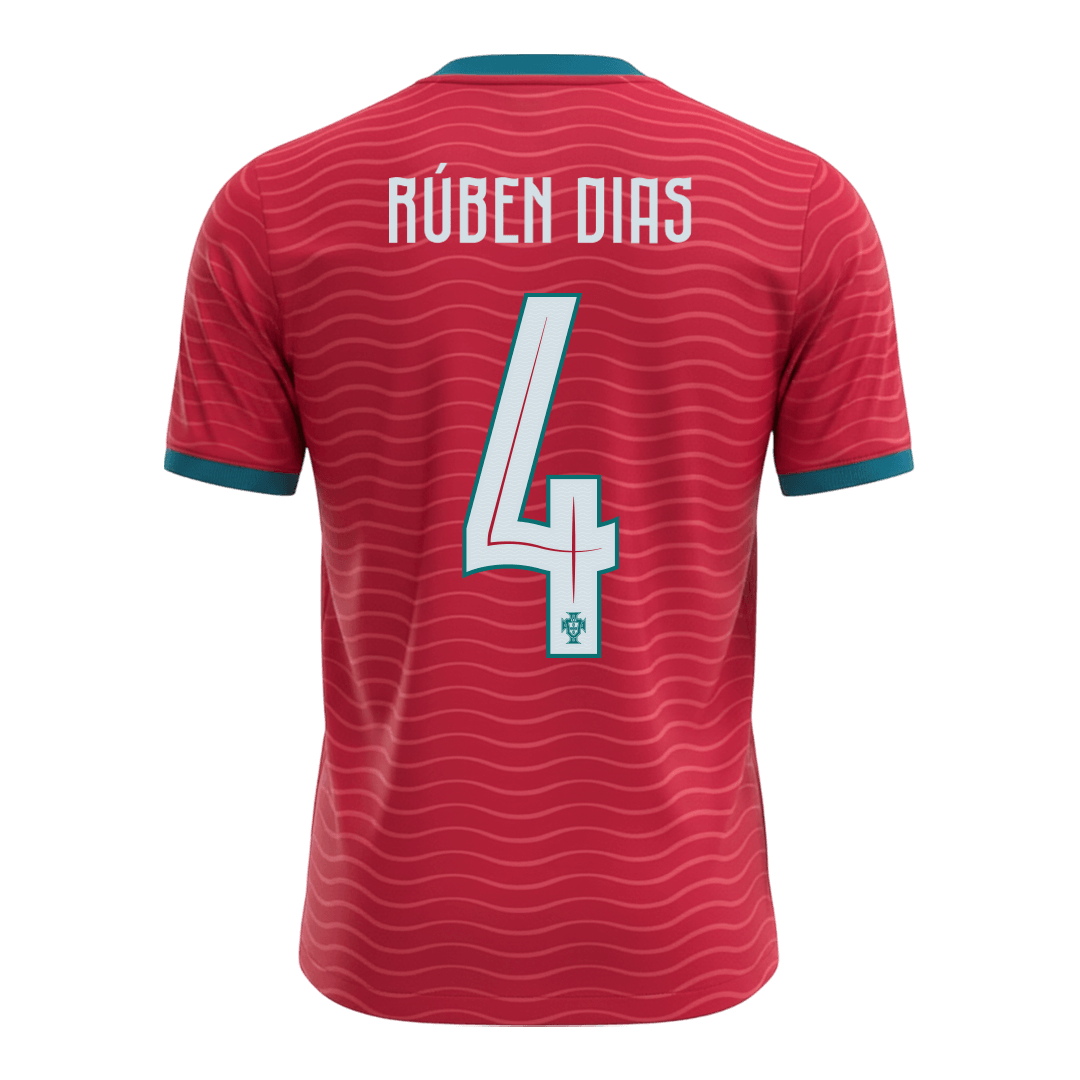 Portugal RÚBEN DIAS #4 Home Soccer Fan Jersey 2026 - Pro Jersey Shop