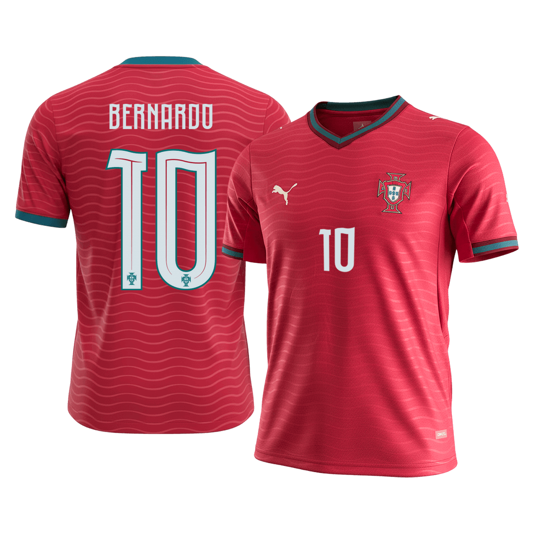 Portugal BERNARDO #10 Home Soccer Fan Jersey 2026 - Pro Jersey Shop