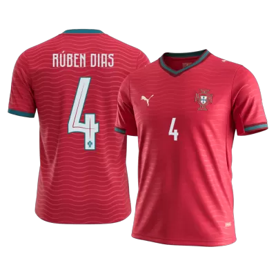 Portugal RÚBEN DIAS #4 Home Soccer Fan Jersey 2026 - Pro Jersey Shop