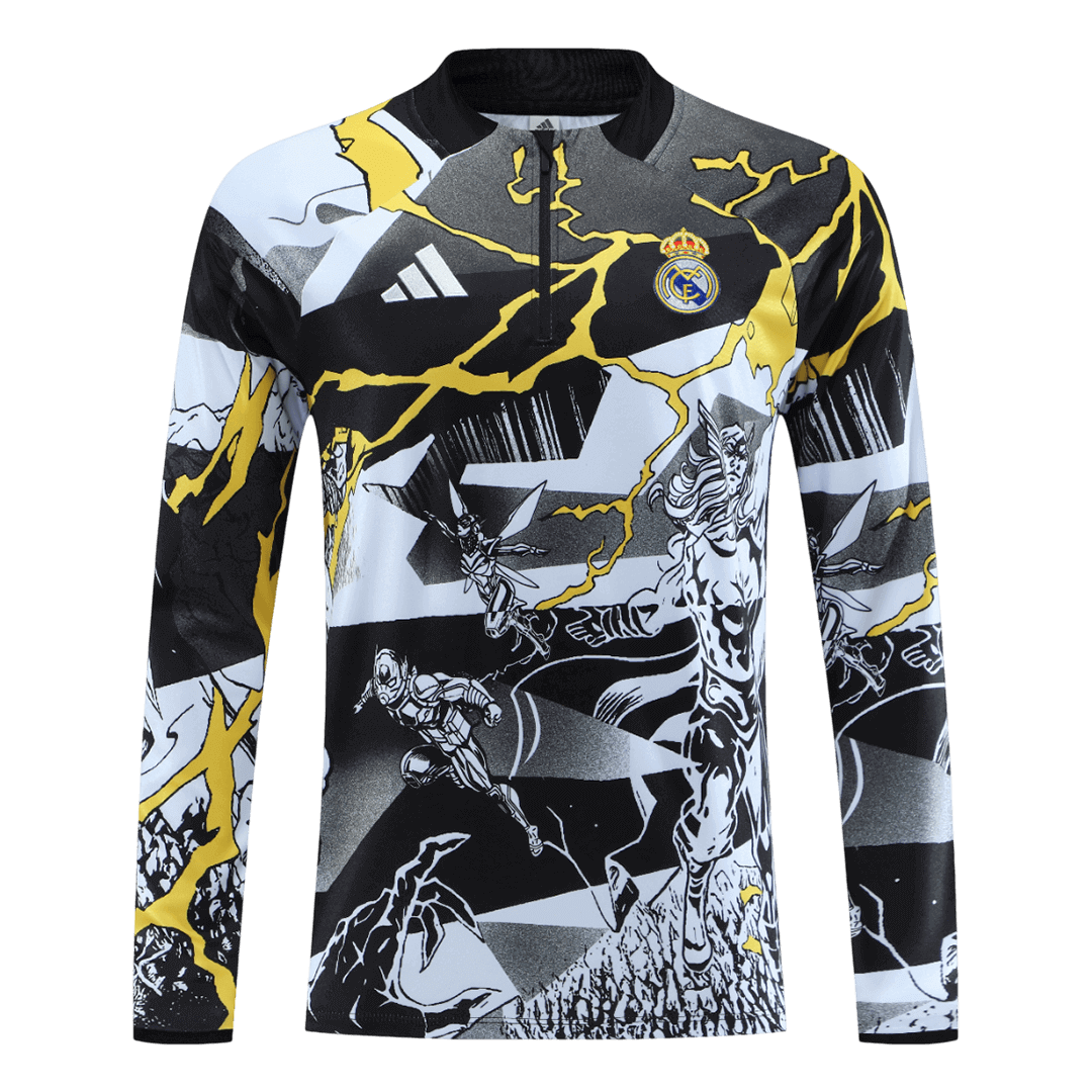 Kids Real Madrid Zipper Training Jacket Kit(Jacket+Pants) 2025/26 - Pro Jersey Shop