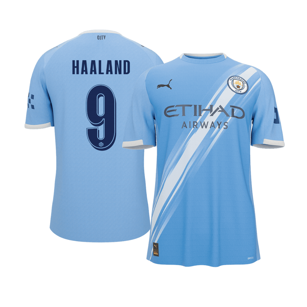 Manchester City HAALAND #9 Home Soccer Fan Jersey 2025/26 UCL - Pro Jersey Shop