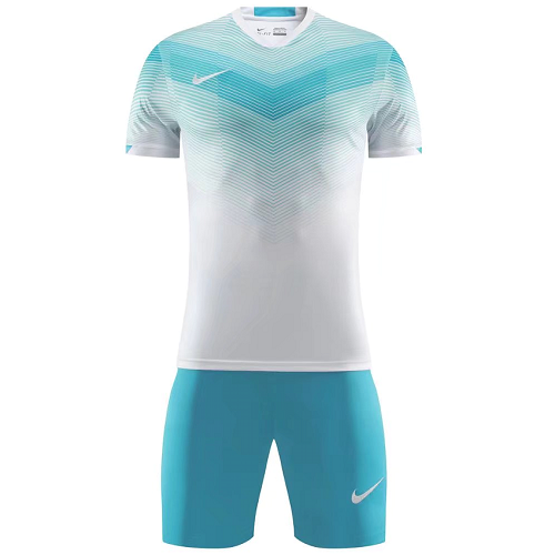 NK-907 Customize Team White Soccer Jersey Kit(Shirt+Short) - Pro Jersey Shop